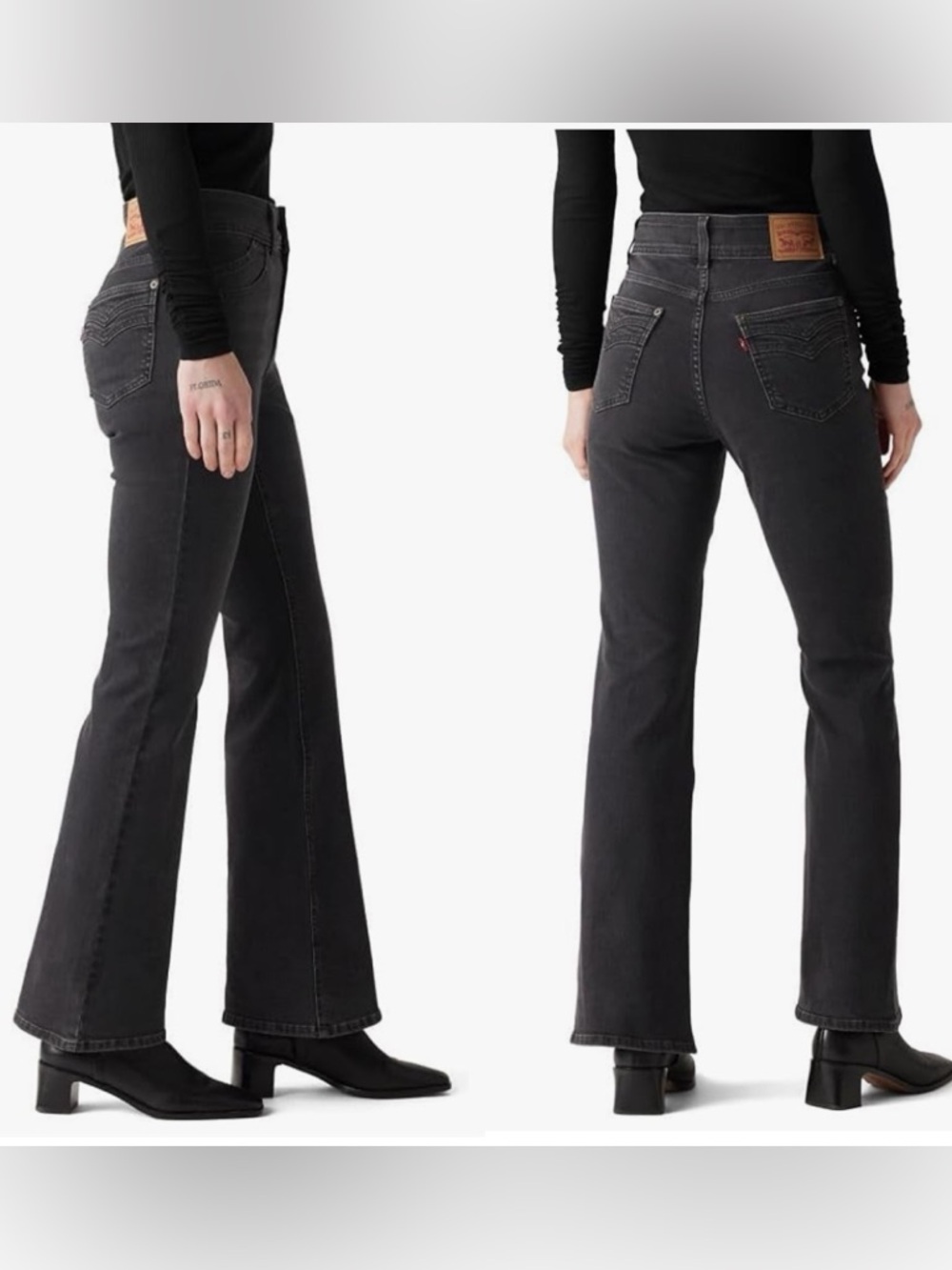 Levi's Women's 726 Retro High Rise Short Flare Jeans